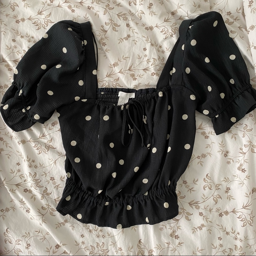 H&M | Polka Dot Top